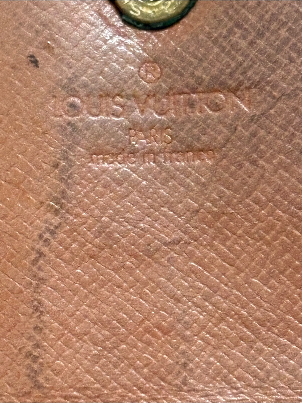 Authentic Louis Vuitton Monogram international Trifold Wallet Vintage - Picture 9 of 15